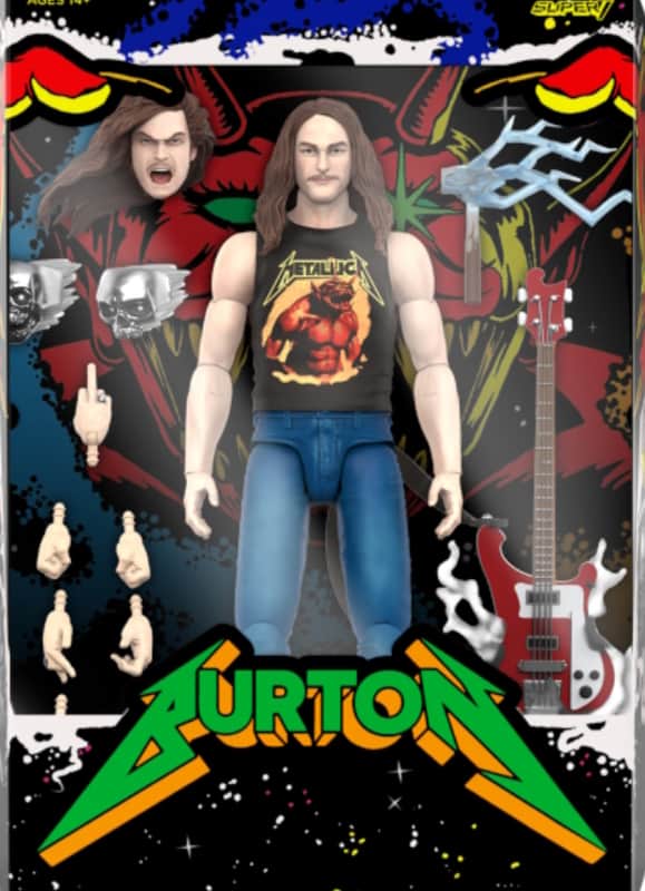 Super 7 Metallica Cliff Burton Ultimates! (Wave 2) 7” scale action figure. Limited Edition. Sold Out 2024 image 1