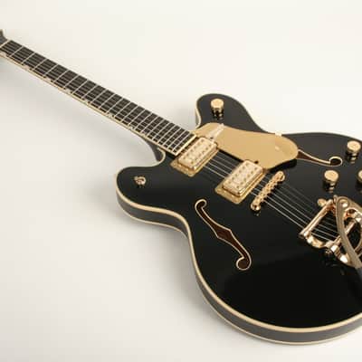 Gretsch Broadkaster LX Center Block with String-Thru Bigsby and Gold Hardware Ebony Fingerboard Black JT25061691 image 11