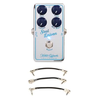 Xotic Soul Driven Overdrive Pedal with 3 Patch Cables image 1