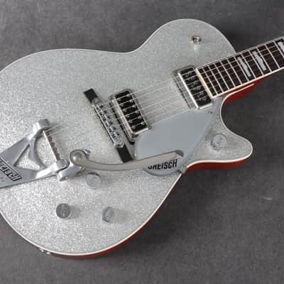 Gretsch G6129T Duo Jet - Silver Sparkle - TV Jones Bridge Pickup - 2nd Hand image 11