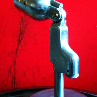 Vintage RARE 1940's Pierce 85 model / Electro-Voice 630 Dynamic Microphone w period E.V stand image 9