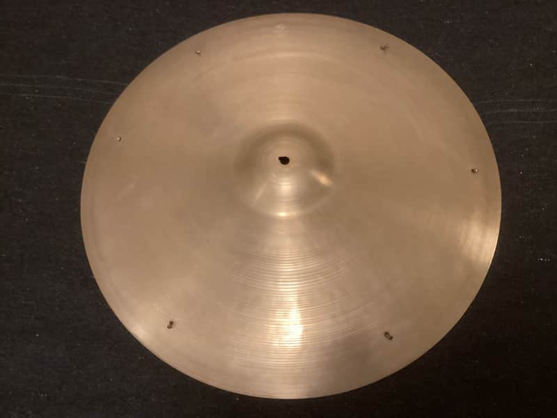24” Avedis Zildjian Sizzle Ride Cymbal - late 50s / 1950s small stamp - medium 3424 grams image 1
