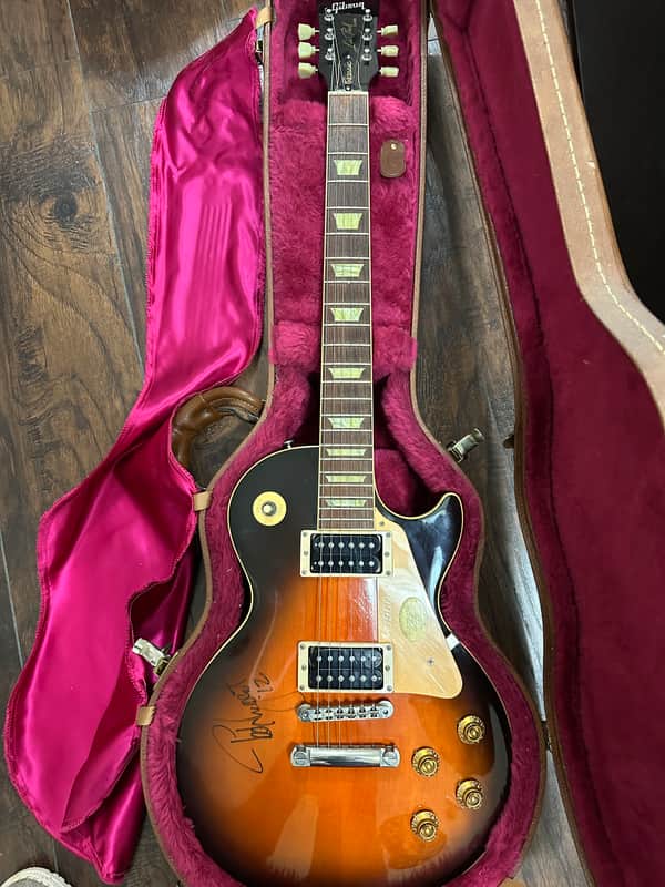 Gibson Les Paul Classic 1990 - 2008 - Honey Burst autographed by Ted nugent image 1