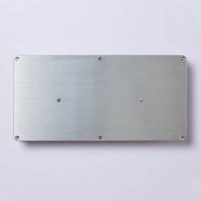 16n Faderbank hairline finished aluminium panel image 4