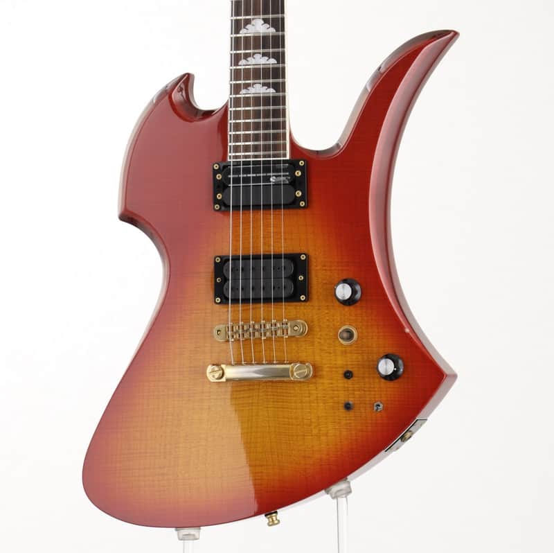 Burny MG−340X hide モッキンバード ハードケース付 Burny hide Signature Model MG-340X Cherry Sunburst [03/05] | Reverb