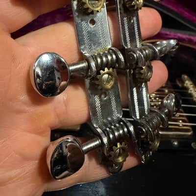 Vintage 1940 1950 Gibson Grover Open Tuning Strip for Parlor Models image 3