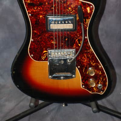 1968 Supro by Valco Sunburst Lexington Model S625 Single Valco Pickup Pro Setup New Gigbag image 2