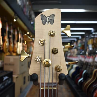 Fodera Monarch 5 Standard Special 5-String Bass 2-Tone Maple Flame w/Hard Case image 7