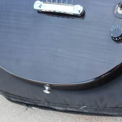 2014 Gibson Epiphone Les Paul Special II Translucent Black Flame Guitar Limited Edition Custom Shop image 3