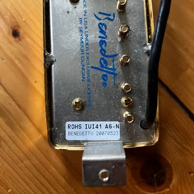 Seymour Duncan Benedetto A6 Humbucker 2000s - Gold image 3