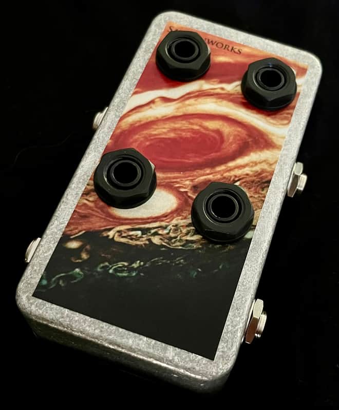 Saturnworks 2-Channel Insert / Audition Loop Junction Box Pedal with Upward Jacks image 1