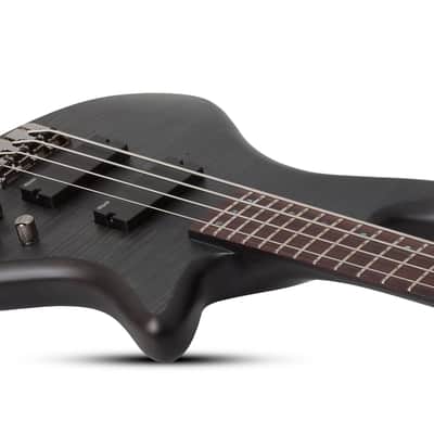 Schecter Stiletto Studio-4 See-Thru Black Satin image 4