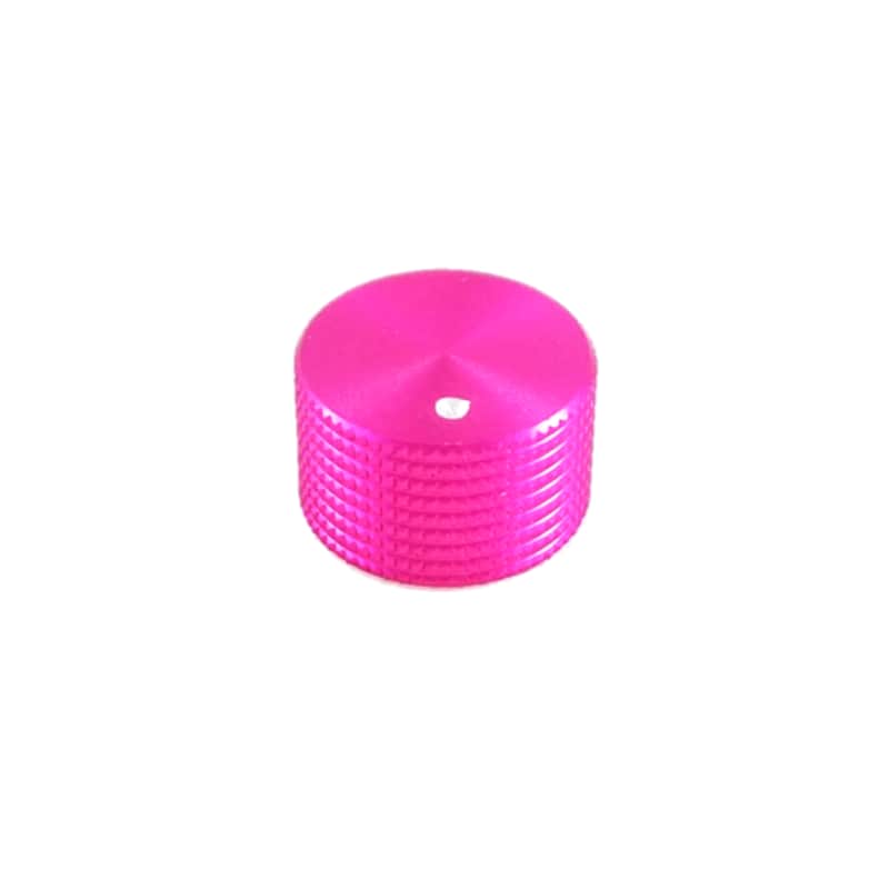 Tesi 20mm Solid Aluminum Knurled Replacement Knob - Pink image 1