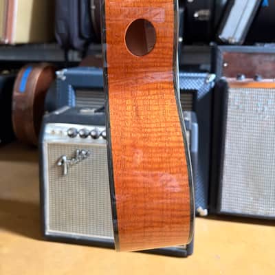 2011 Rick Turner Compass Rose Tenor Ukulele #259 – Figured Sycamore – Gold Gotoh Tuners – Gig Bag image 7