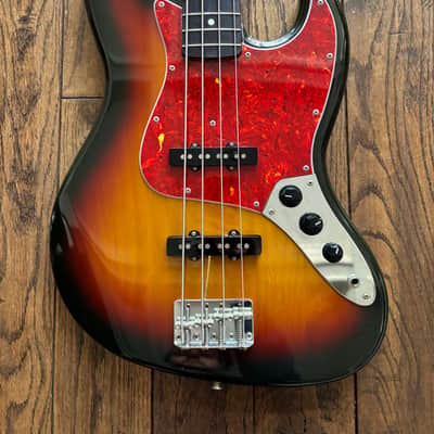 1992 Fender JB-62 Jazz Bass 1962 Reissue MIJ Sunburst Fujigen Japan image 6