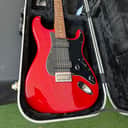 Fender Noventa Stratocaster (2021 - 2023) - Crimson Red Transparent