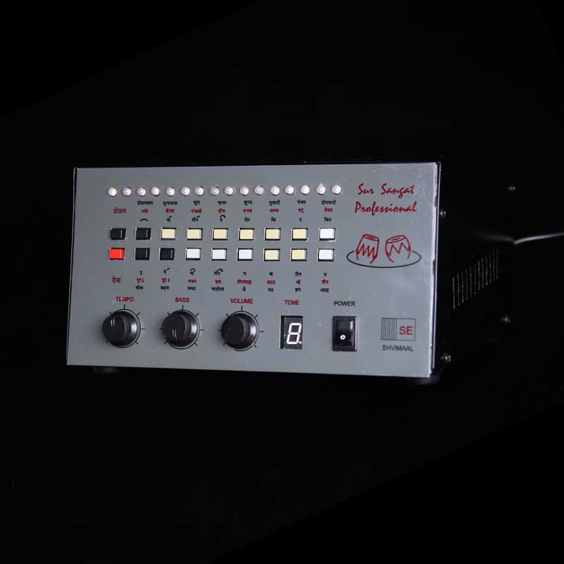 (Video) *Serviced* 1996 Shvimaal SE Sur Sangat Professional Drum Machine | Ultra Rare Indian Drum Machine | Made in Ahmedabad, India | Electronic Tabla Machine Taal w/ Bass, Tempo, Volume image 1