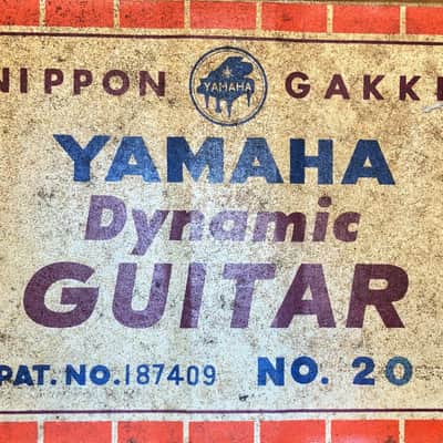 1962 Yamaha Dynamic Guitar No.20 - Natural image 20