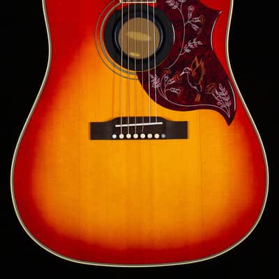 Epiphone Hummingbird All Solid Wood Fishman Sonitone Aged Cherry Sunburst Gloss (677) image 3