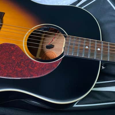 NEW! Epiphone Inspired by Gibson J-45 Standard Acoustic-Electric Guitar - Vintage Sunburst - Gig Bag - Authorized Dealer - G07327 image 2