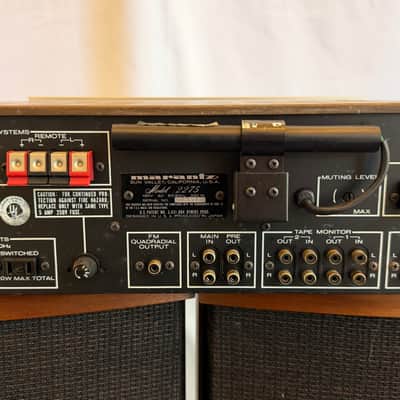 Marantz Model 2275 75-Watt Stereo Solid-State Receiver 1974 - 1977 - Silver with Wood Case image 5