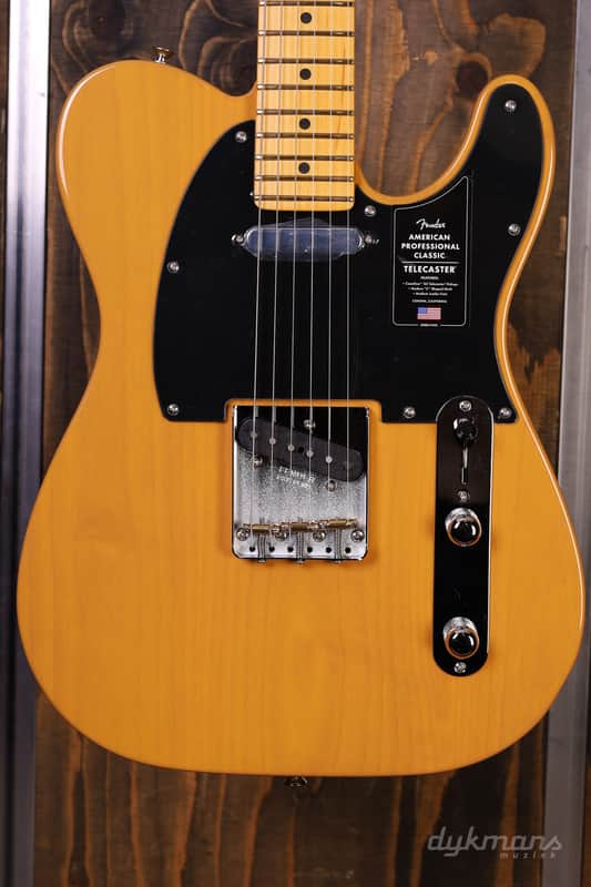 Fender American Professional Classic Telecaster Butterscotch Blonde