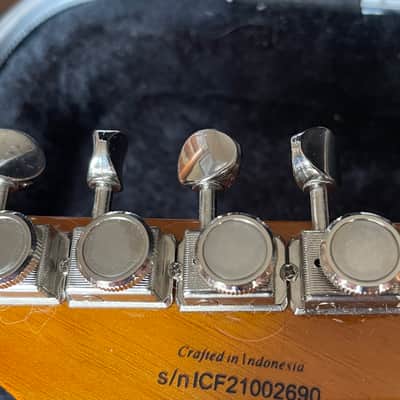 MINT Fender Special Edition Custom Telecaster WITH 90's CHAINSAW CASE FMT HH with Laurel Fretboard 2019 - Present - Amber image 15