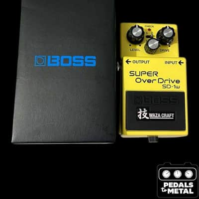 Boss SD-1W Super OverDrive Waza Craft 2015 - Present - Yellow - X18389 image 1