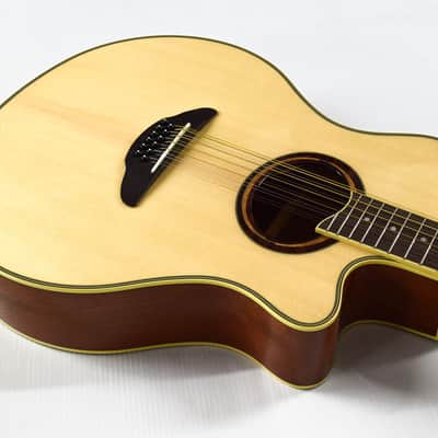 Yamaha APX700II-12 Thinline Acoustic/Electric Cutaway 12-String Guitar - Natural image 4