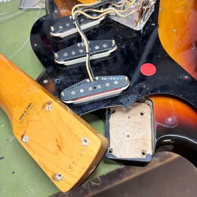 1962 Fender Stratocaster Reissue Model ST62G *7.6 lbs* USA Pickups 3TS Fujigen - 1993 image 7