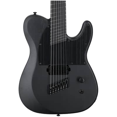 Schecter PT7MS Black Ops Electric Guitar, 7-String, Satin Black Open Pore image 4