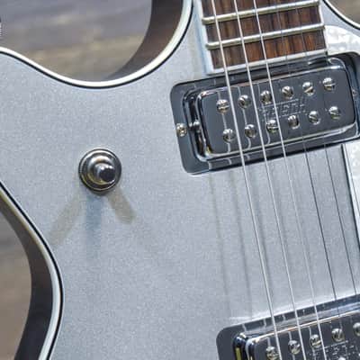 2007 Gretsch Electromatic G5246T Double Jet w/Bigsby Silver Sparkle Electric Guitar image 7