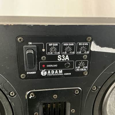 ADAM Audio S3-A Active Nearfield / Midfield Monitor (Single) 2000s - Black image 5