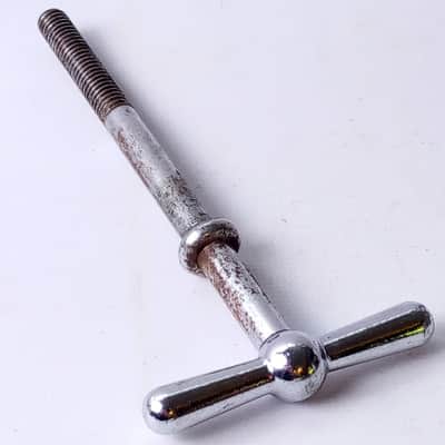 Ludwig 3 1/4" Timpani Tension Rod T Tensioner Thumb-Key Drum Handle 5/16"-18 60s image 1
