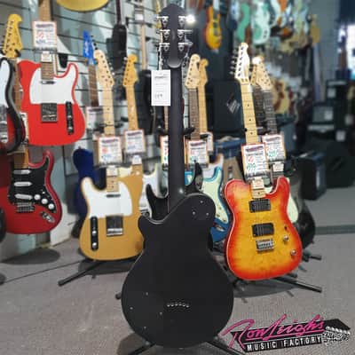 Michael Kelly Patriot Decree 'LP' Style Electric Guitar in Open Pore Tobaccoburst image 6