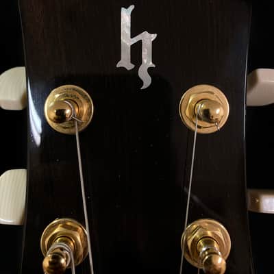 Holzknecht Guitars Harlan, Birdseye Maple Top, Boutique, Custom Shop Chambered Double Cut, Benedetto image 13
