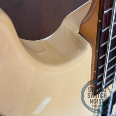 Fernandes Bass, Limited Edition, PJ, Aged White, MIJ 1989, 32” Medium Scale image 21