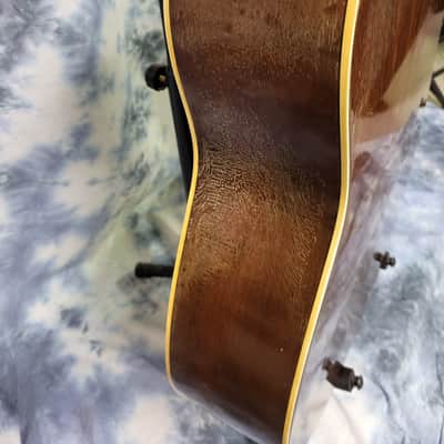1973 Yamaha FG-160-1 Natural Dreadnought Guitar New Strings Pro Setup Original Soft Shell Case image 7