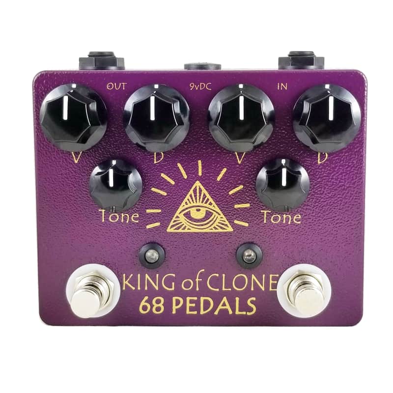 68 Pedals King of Clone Dual Overdrive Pedal | Reverb