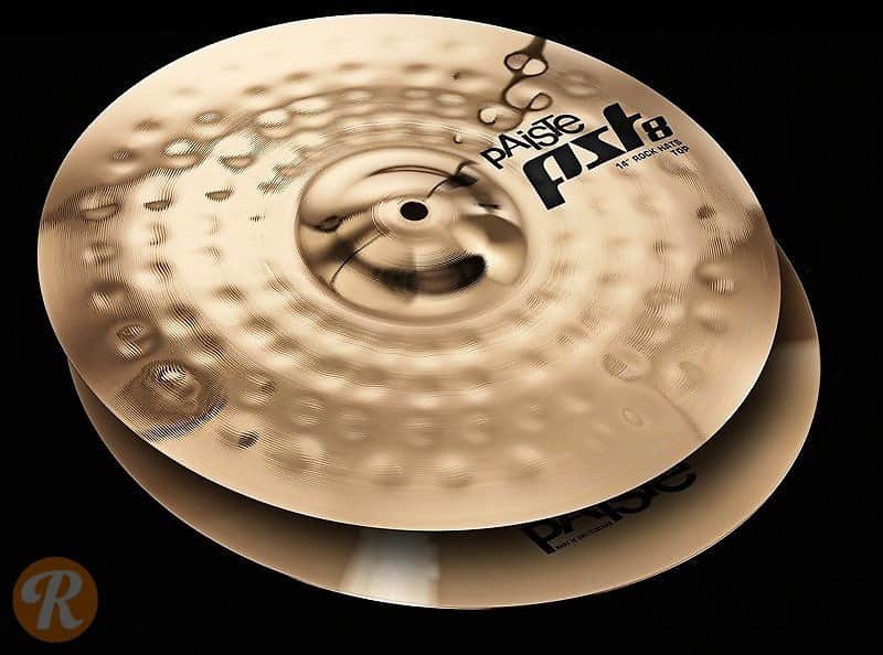 Paiste 14" PST 8 Rock Hi-Hat Cymbals (Pair) image 1