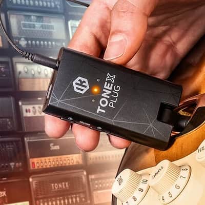 IK Multimedia ToneX Plug Guitar Headphone Amp – Portable AI Amp & Pedal Modeling – Compact Practice & Recording Solution (Model: TONEX-PLUG) image 1