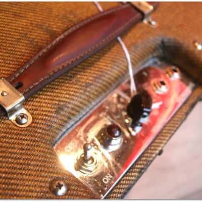 Fender "Custom Shop Master Built 1957 Champ 1x10 Relic Tweed "Auto Shop Jam" (Serial #AB040607) image 17