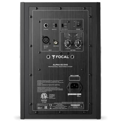 Focal Alpha 65 Black Evo Studio Reference Monitor - 6.5" image 3