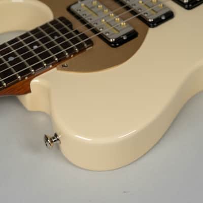 2015 Asher Guitars GT-3 Antique White Lollar Gold Foils w/OHSC image 13