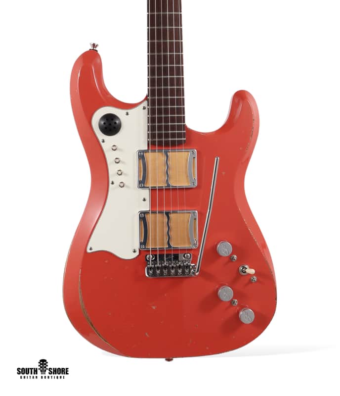 Fiam Mirari 2023 Tahitian Coral over Gold. By past Ronin Guitars luthier Izzy Lugo. NEW (Authorized Dealer) image 1