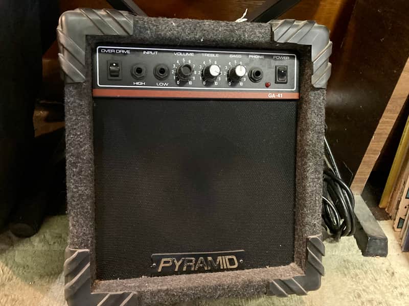 DIRTY Pyramid practice guitar amp Korean made Amplifier LOCAL pickup Best image 1
