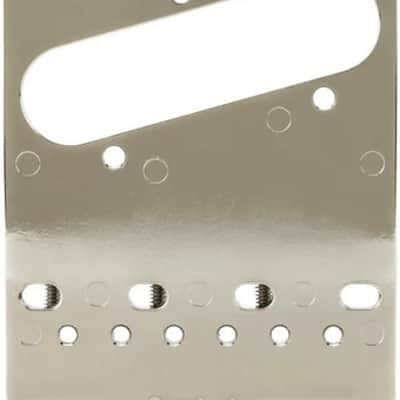 Leo Quan Badass T1 Telecaster Bridge – High-Mass Vintage-Style Upgrade for Increased Sustain – Model T1 - Nickel image 3