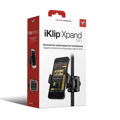 IK Multimedia iKlip Xpand Mini Universal Mic Stand Support For Smartphones image 9
