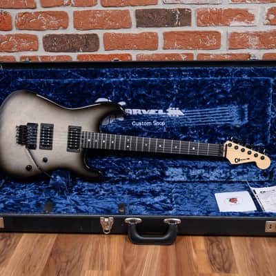 Charvel USA Custom Shop San Dimas Custom Trans White Black Burst 2015 w/OHSC image 2