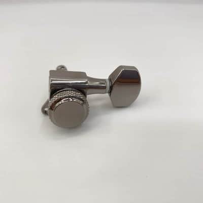 3R+3L Black Nickel Guitar Locking Machine Heads Tuning Pegs Keys image 5